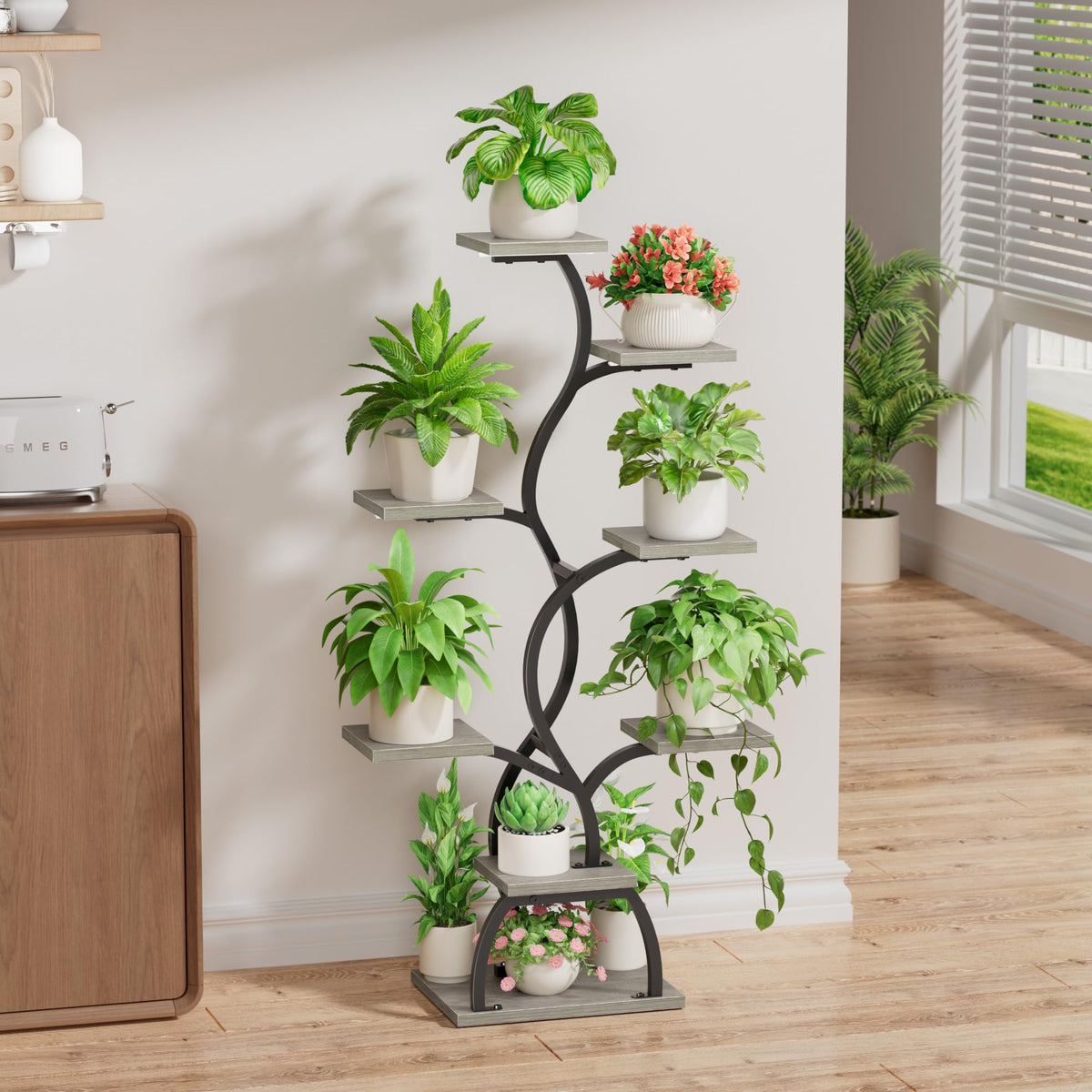 EVAWOO coated shelves resist moisture for durable indoor use