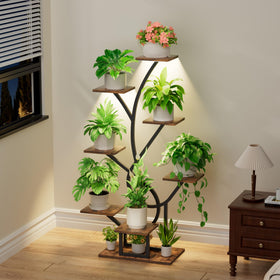 Evawoo wooden shelves add warm natural touch to room