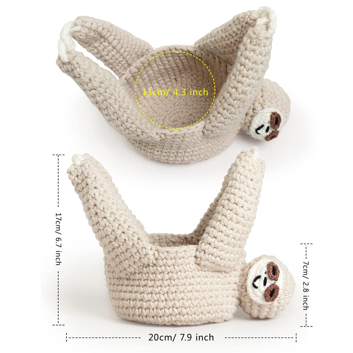 Evbopa sloth cord rope assembly emphasizes easy installation and sturdy support.