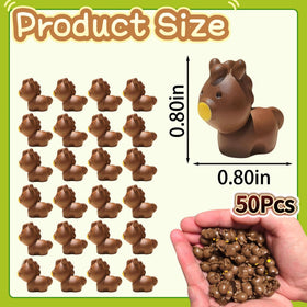 EVDERS resin horse foal figures, durable and waterproof for outdoor displays.