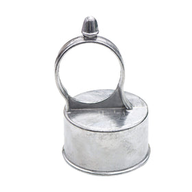 Evecad galvanized steel loop cap close-up shows rust resistance