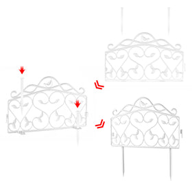 Evelyne 10ft kit with 8 panels helps define borders around lawns.