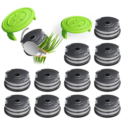 Eventronic 14-pack replacement spool fits Greenworks trimmers for easy auto-feed.