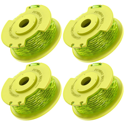 Eventronic 4-pack weed wacker string fits Ryobi AC80RL3 for sturdy trimming