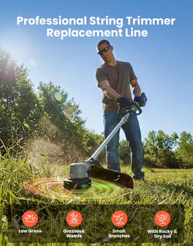 Eventronic AL2420PD compatibility with EGO 15-inch trimmers and 0.095-inch line