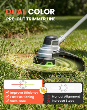 Eventronic AL2420PD efficient-cutting-design for faster weed trimming and edging