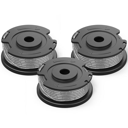 Eventronic trimmer spool auto-feed 0.065 inch for smoother cutting.
