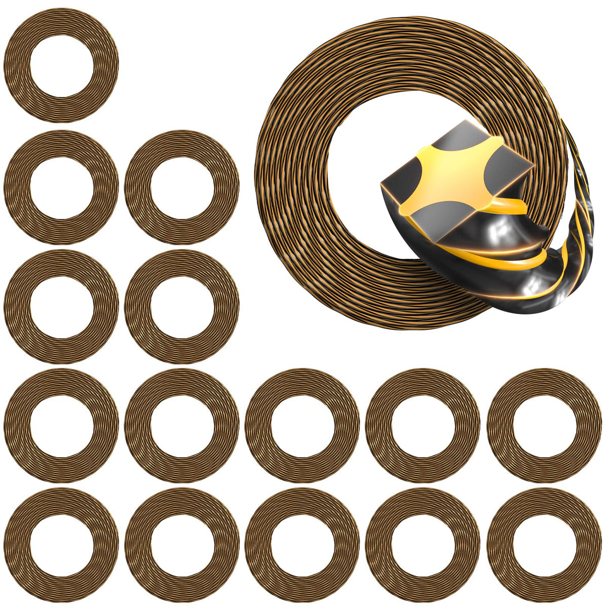 Eventronic trimmer string compatible with DEWALT models for reliable yard edging.