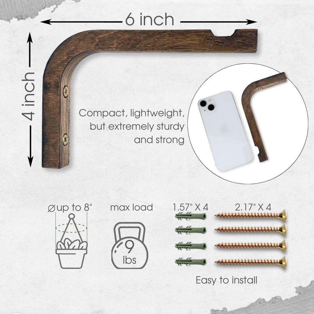 Includes hardware: screws, dowels, and adhesive covers for easy mounting with EvenWood hooks.