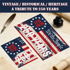 Eveqora 250th anniversary flag vivid colors endure sun and rain.