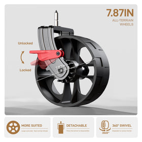 Ever Advanced wagon adjustable handle for different heights.