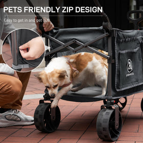 EVER ADVANCED wagon with zip storage for long items and secure transport.