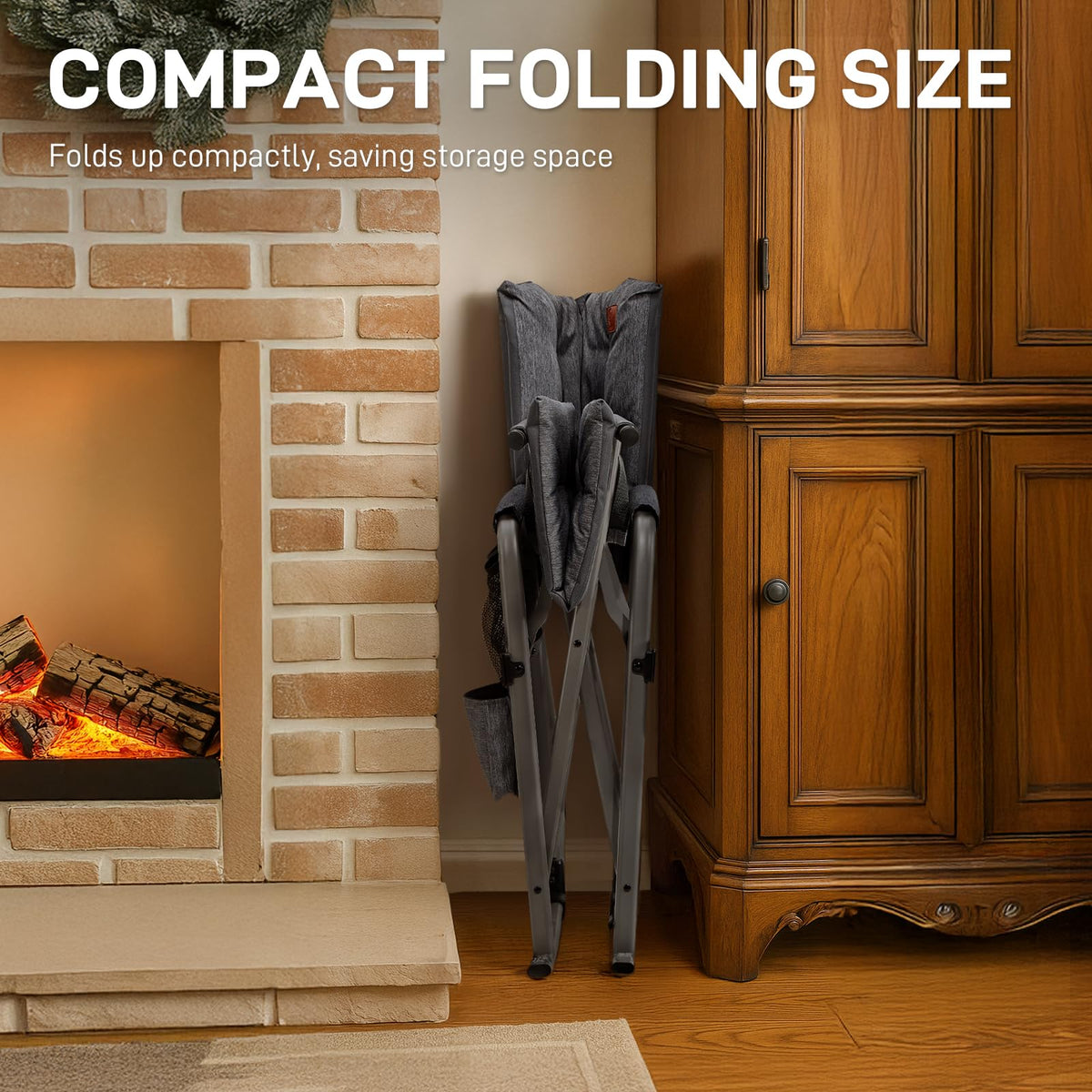 EVER ADVANCED hard armrests ease getting in and out.
