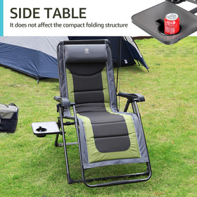 Ever Advanced recliner backrest in olive green provides ergonomic support