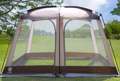 EVER ADVANCED screen house with dual entrance doors for easy access and fresh airflow.