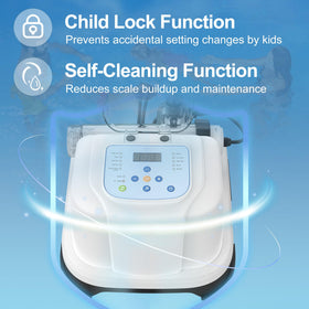 EverCrystal child-lock safety prevents accidental changes during pool use