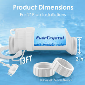 EverCrystal odor reduction benefits for a fresher swimming environment.