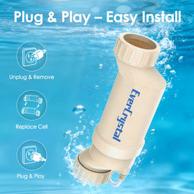 EverCrystal salt cell provides softer water for comfortable swims