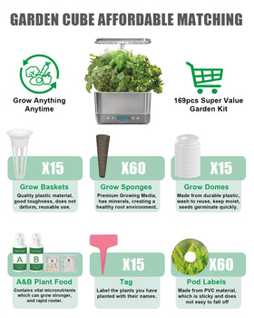 Everecoo grow baskets image illustrates durable planting baskets for simple assembly.