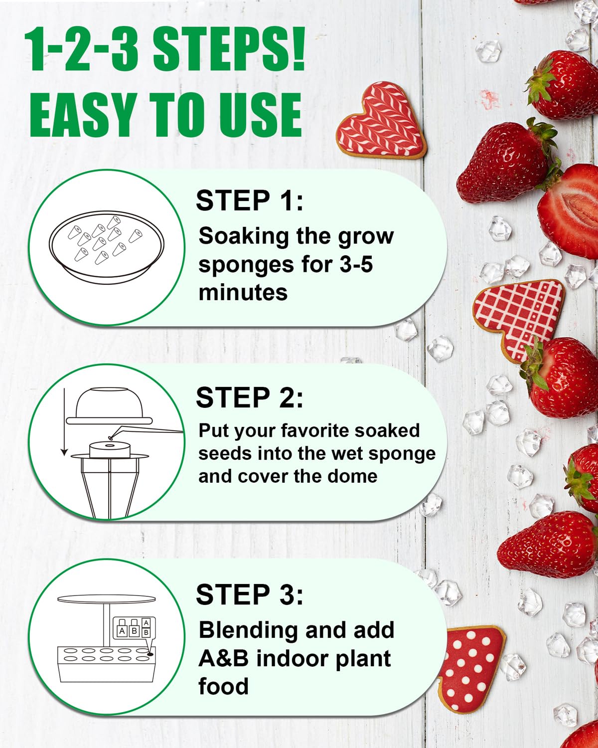 Everecoo grow domes image displays clear domes supporting moisture and humidity control.