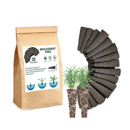EVERECOO Grow Sponges show AeroGarden compatibility for reliable seed germination.