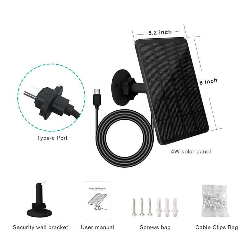 EverExceed Blink Outdoor camera stays powered with a solar panel installation.