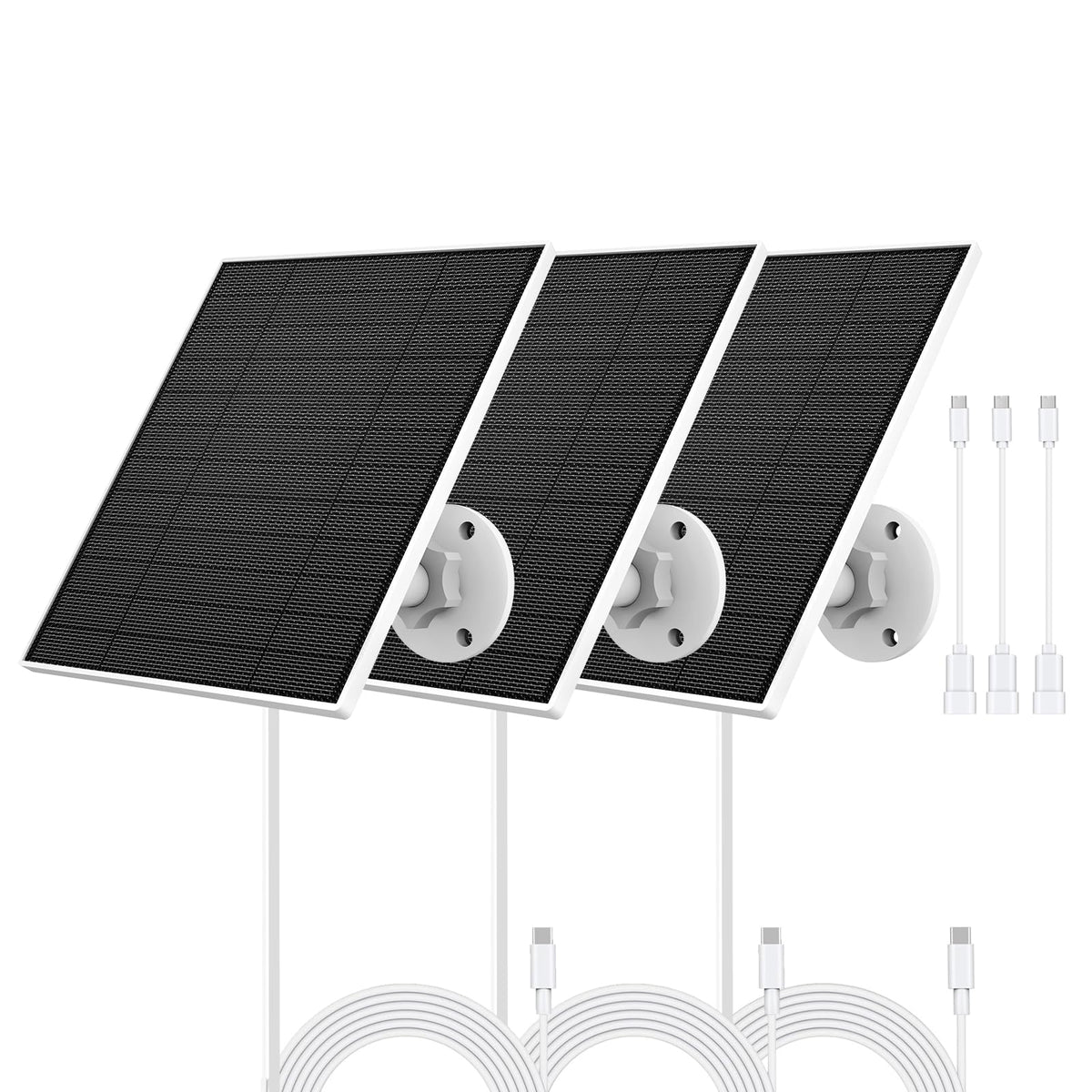 EverExceed solar panel for EufyCam setup harnessing outdoor sunlight for reliable charging.
