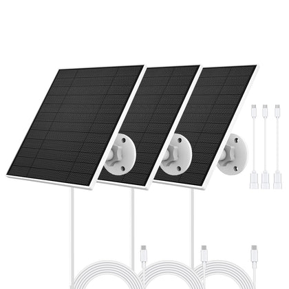 EverExceed solar panel for EufyCam setup harnessing outdoor sunlight for reliable charging.