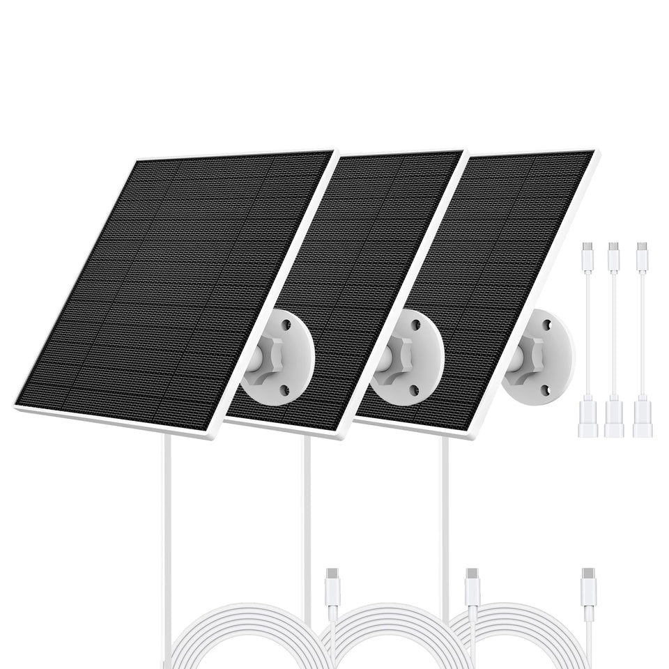 EverExceed solar panel for EufyCam setup harnessing outdoor sunlight for reliable charging.
