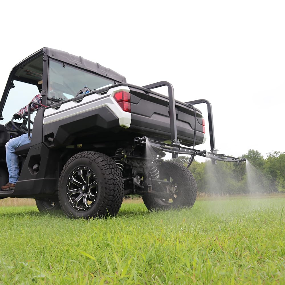 Everflo in-field spray setup demonstrates mobile irrigation or misting applications.