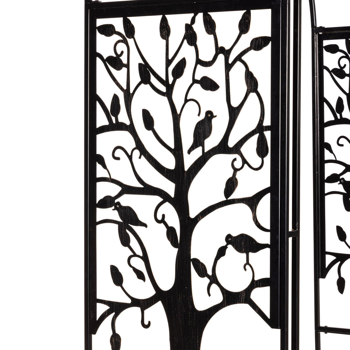 Evergreen easy-assembly garden arch simplifies setup for quick garden paths.
