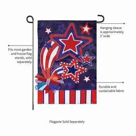 Evergreen Flag garden flag fits standard stands and dowels.