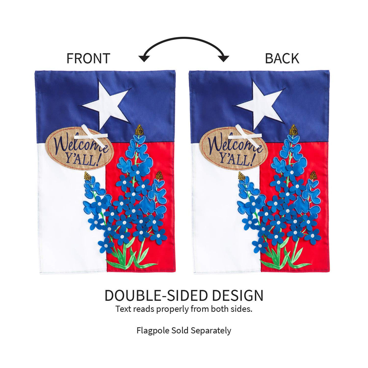 Evergreen Flag garden flag for porches and decks boosts curb appeal