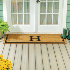 Evergreen Flag non-slip rubber backing keeps the mat in place on porches