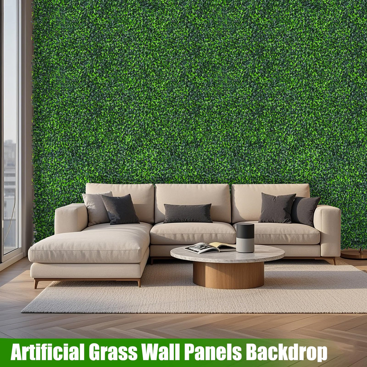EverNature easy wall-mount installation with zip fasteners.