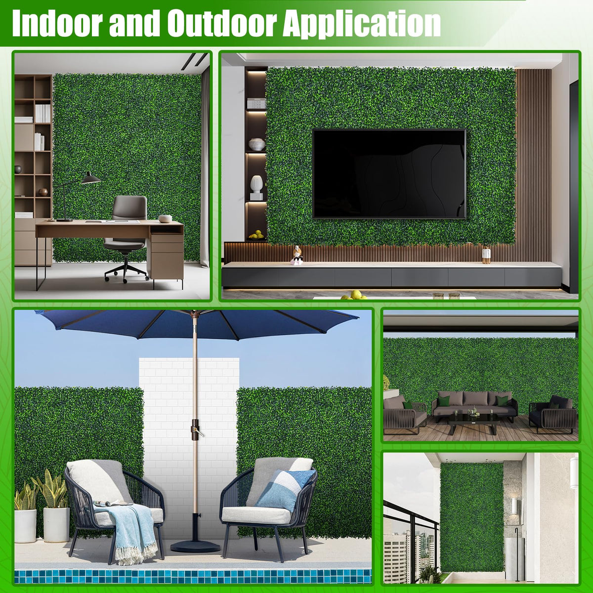 EverNature indoor-outdoor garden decor blends greenery with durability.