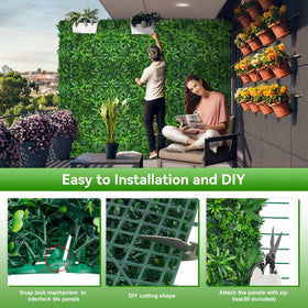 EverNature UV-resistant grass panel retains color vitality under sun exposure.