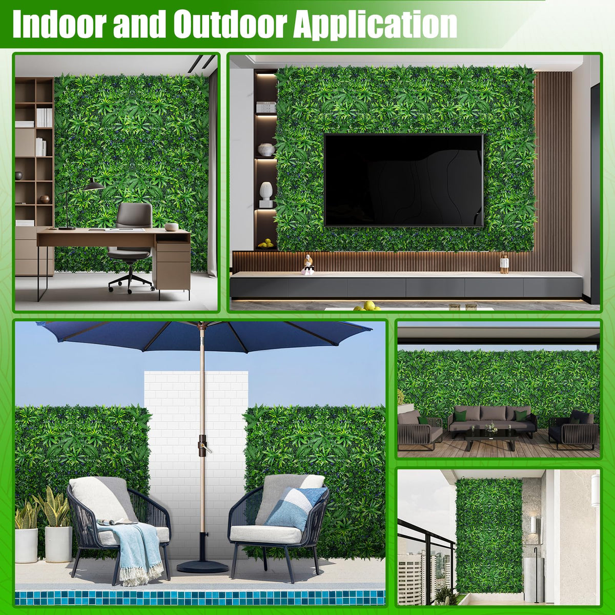 EverNature zero-maintenance greenery stays fresh with minimal care.