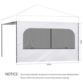 EverPine sidewall mesh window panels provide shade while allowing airflow