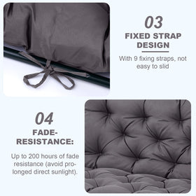 EverPine cushion easy to clean with a damp cloth