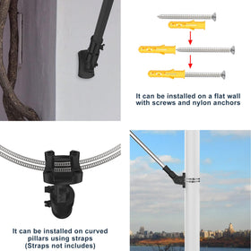 Evertoco rust-resistant 304 stainless steel withstands weather