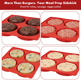 EverWinSR freezer organization with airtight lids and neat stacking.