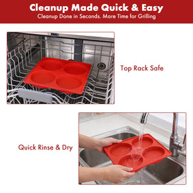 EverWinSR multi-use tray for beef, turkey, veggie patties and more.