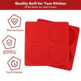 EverWinSR ready-to-freeze patties on tray for meal planning.
