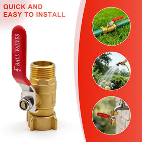 EverZenHub weather-resistant brass valve built to endure outdoor conditions