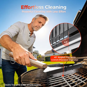 EG evgoer includes four scraper sizes for stubborn burnt residue.