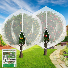 Evoio bird netting 6x7ft cover protects fruit trees from birds while letting sunlight in.