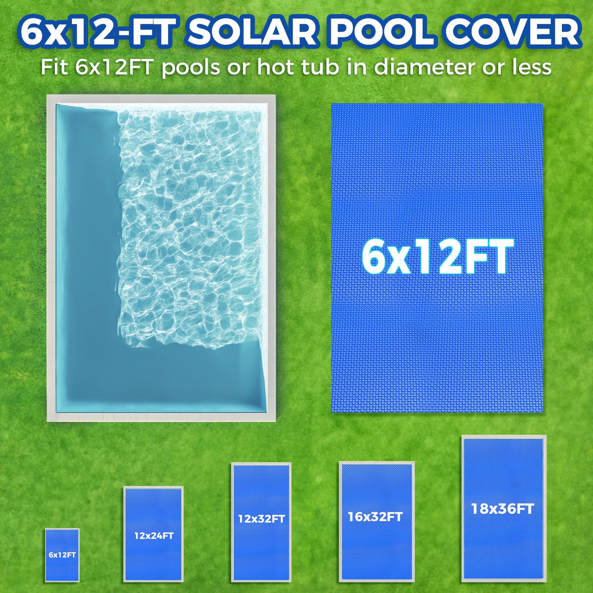 Evoio heavy-duty bubble blanket floats to reduce evaporation