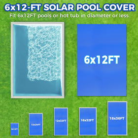 Evoio heavy-duty bubble blanket floats to reduce evaporation