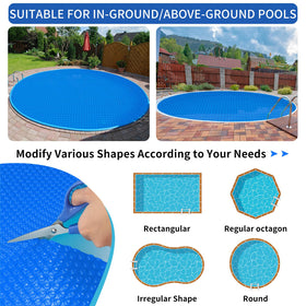 Evoio solar pool cover reduces evaporation, aiding water conservation.